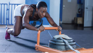 doing cardio exercise