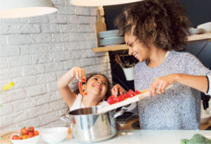 Enjoy foods with your family