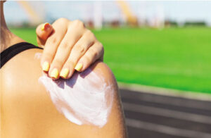 Summer skincare cream