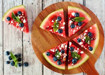 Watermelon And Feta Pizza Recipe