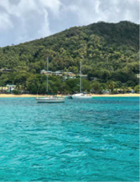 Sailing the Carribean