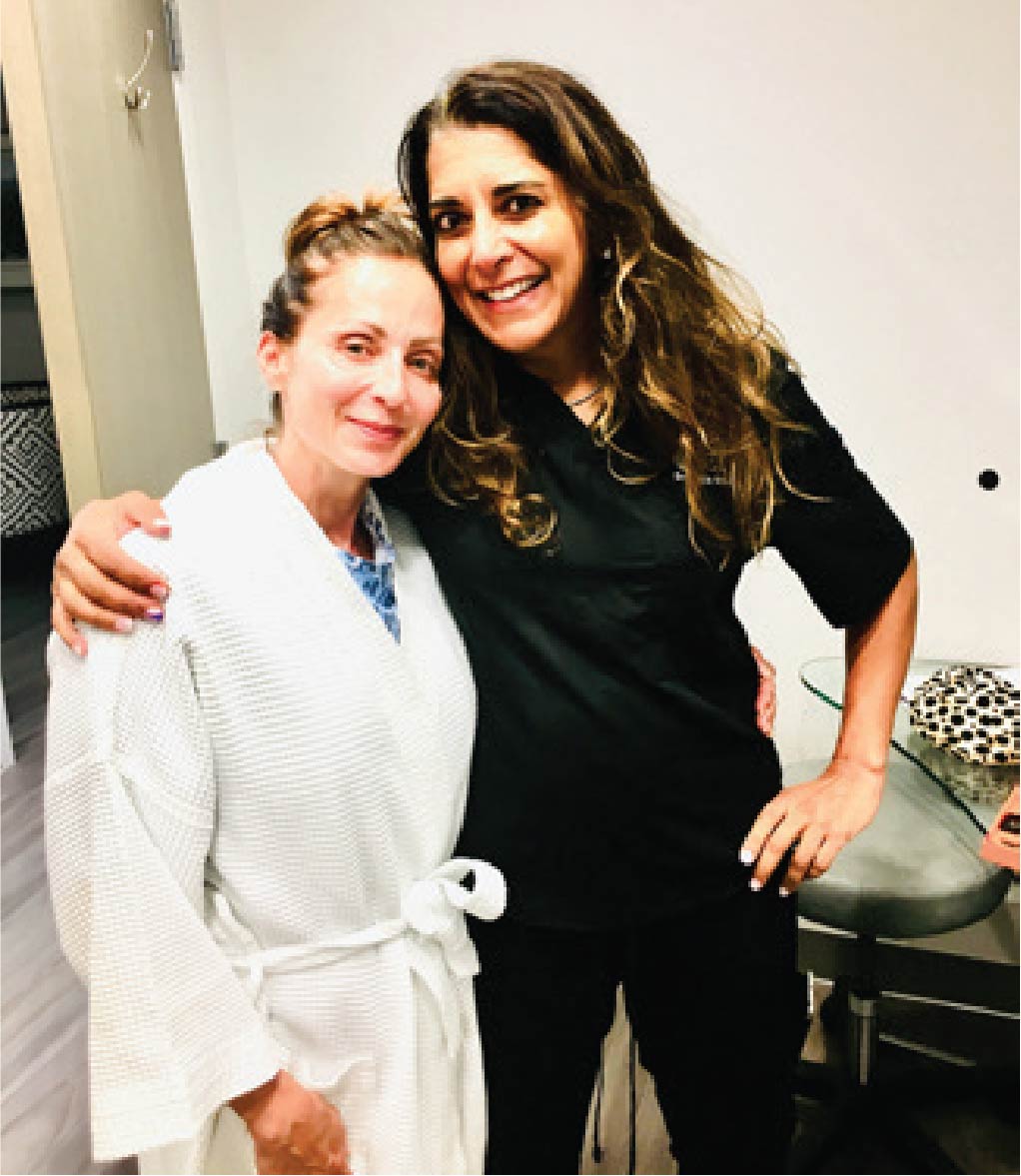 Tania and her doctor