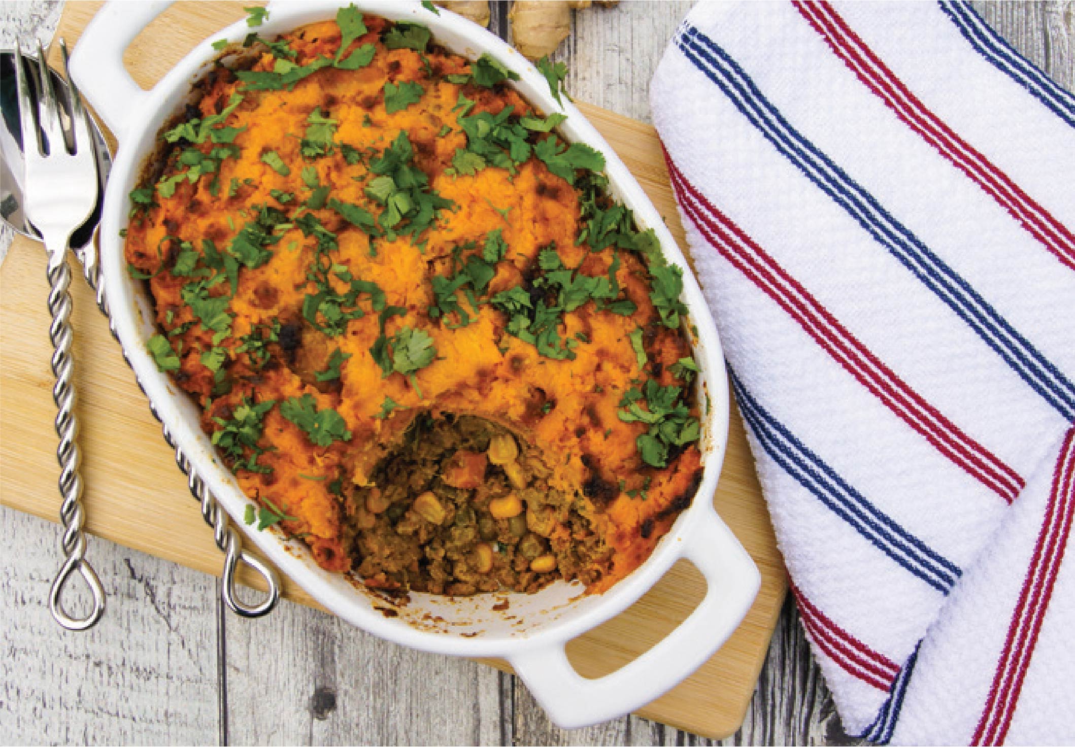 Turkey and Sweet Potato Shepherd’s Pie