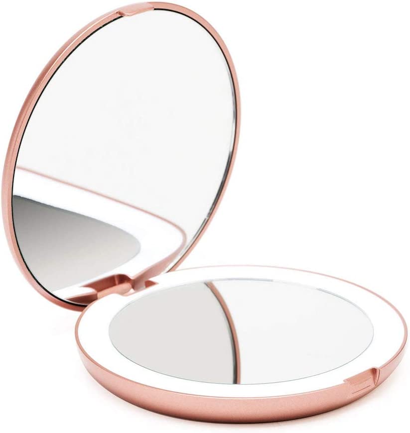 Fancii LED Compact Makeup Mirror for Handbag,